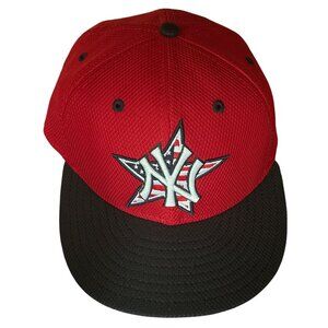 New Era 59FIFTY Yankees Red & Black Patriotic Star MLB Baseball Fan Gear